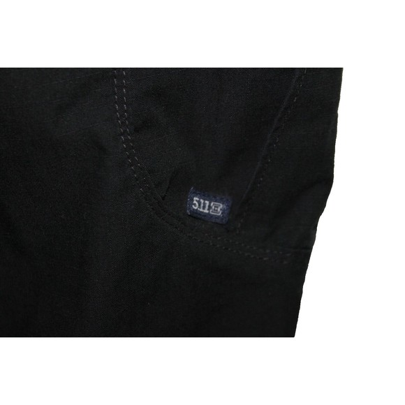 511 Plus Tactical Cargo Black Utility Pants Mens 36x32 Elastic Waist Poc… - Picture 5 of 12